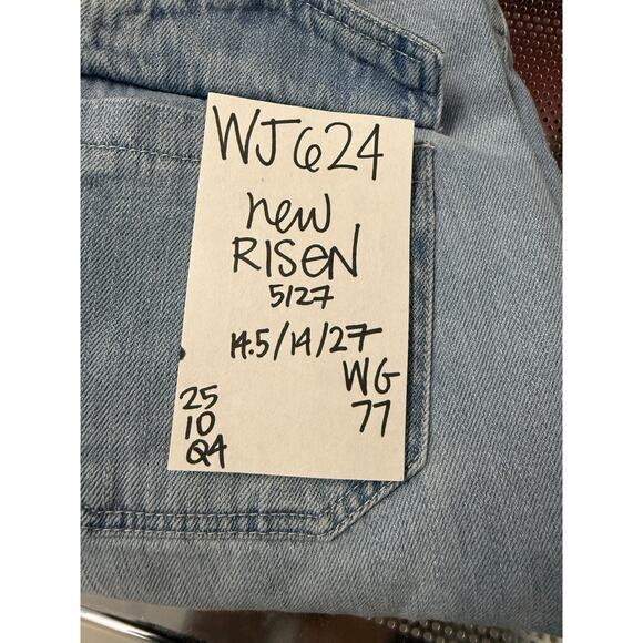 New Risen Los Angeles Chambray Jogger Pants Women's 5/27 Style RDP5118 - Picture 3 of 8